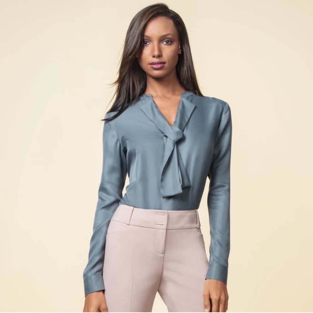 The Limited Scandal Collection Neck Tie Blouse